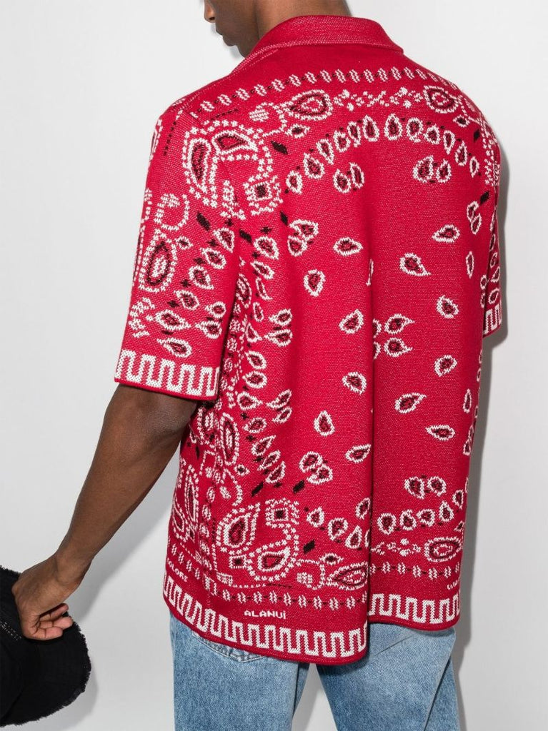 Bandana Print Cotton Shirt