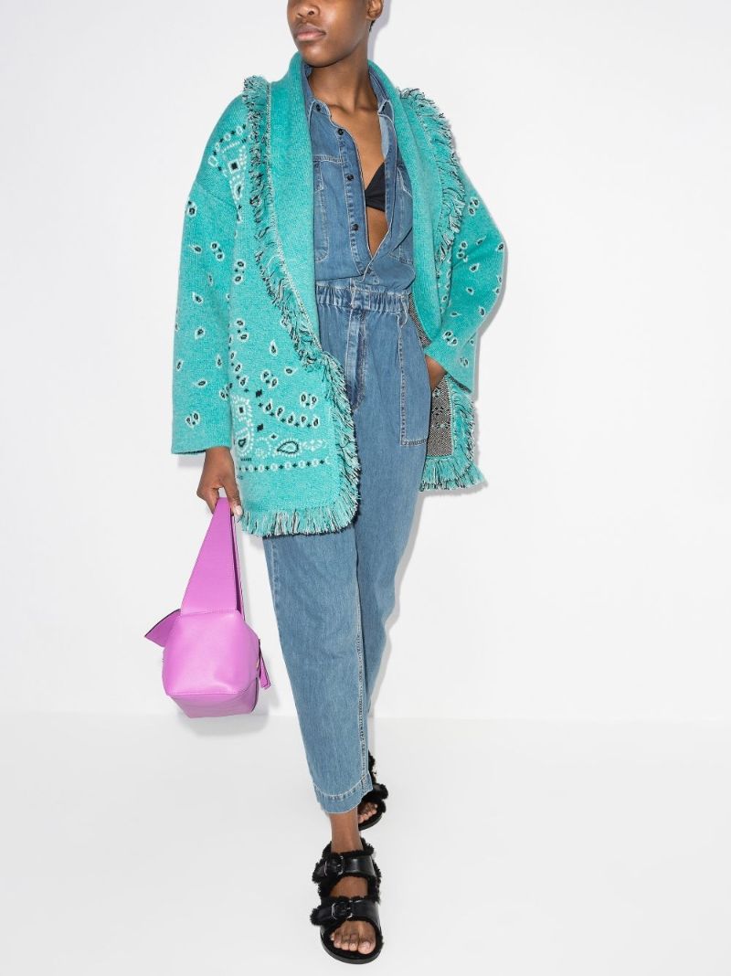 Bandana Icon Jacquard Cashmere Cardigan