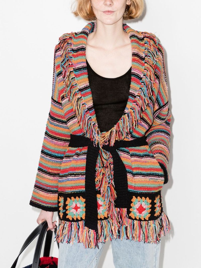 Take It Easy Icon Striped Cardigan