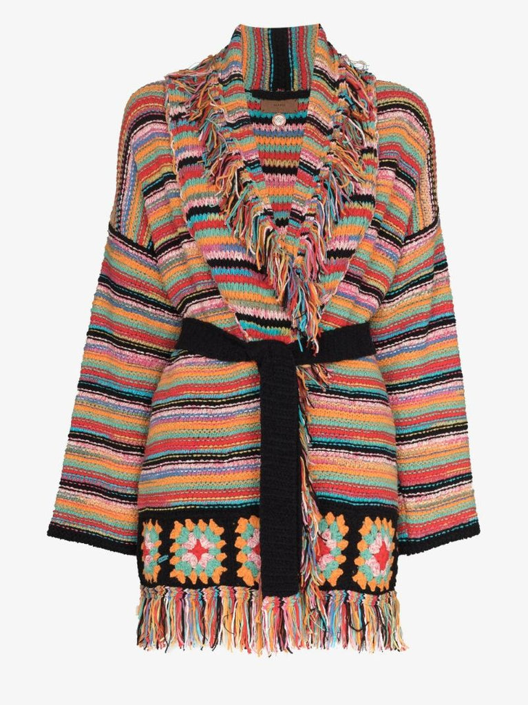 Take It Easy Icon Striped Cardigan