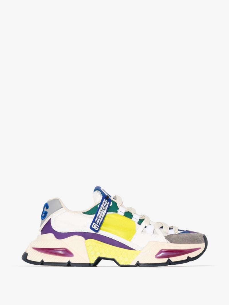 White Air Master Low Top Leather Sneakers
