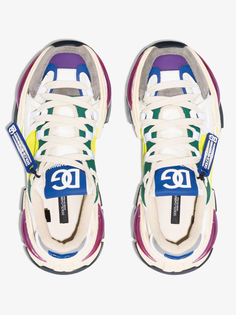 White Air Master Low Top Leather Sneakers