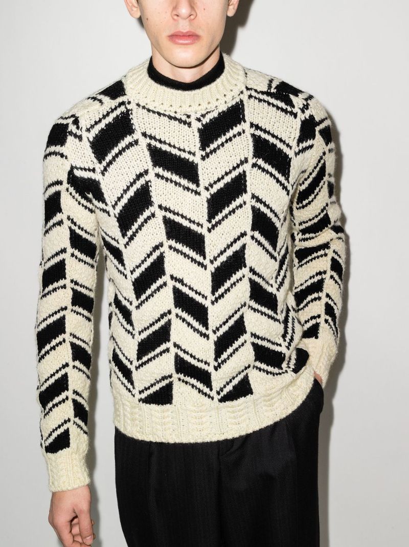 Zigzag Intarsia Sweater
