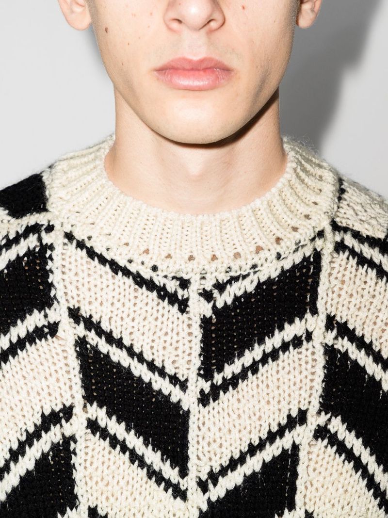 Zigzag Intarsia Sweater