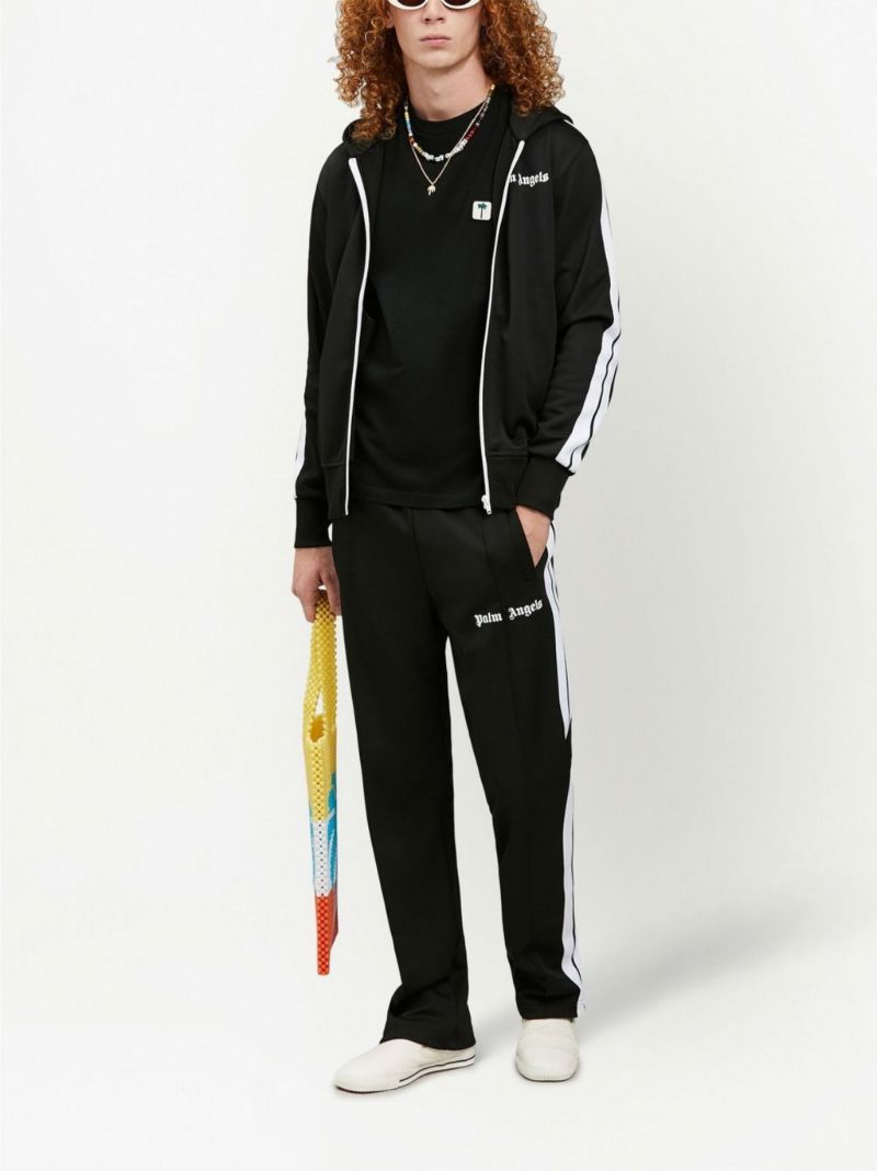 Black Logo Zip Hoodie
