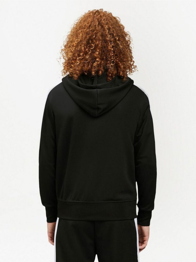 Black Logo Zip Hoodie