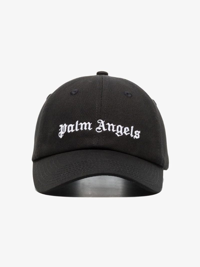 Black Logo Embroidered Baseball Cap