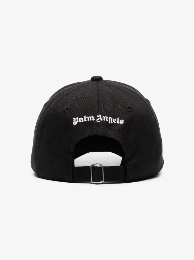 Black Logo Embroidered Baseball Cap