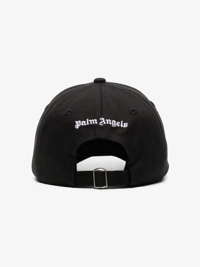Black Logo Embroidered Baseball Cap