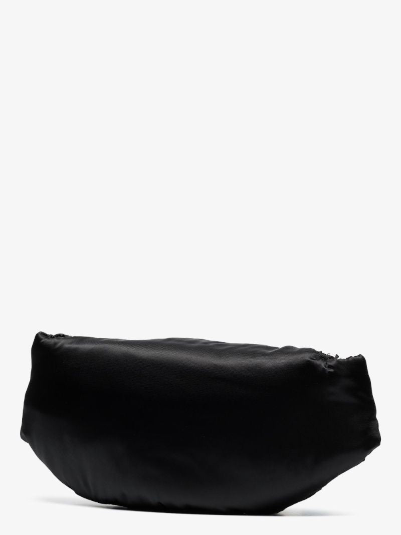 Black Logo Print Cross Body Bag
