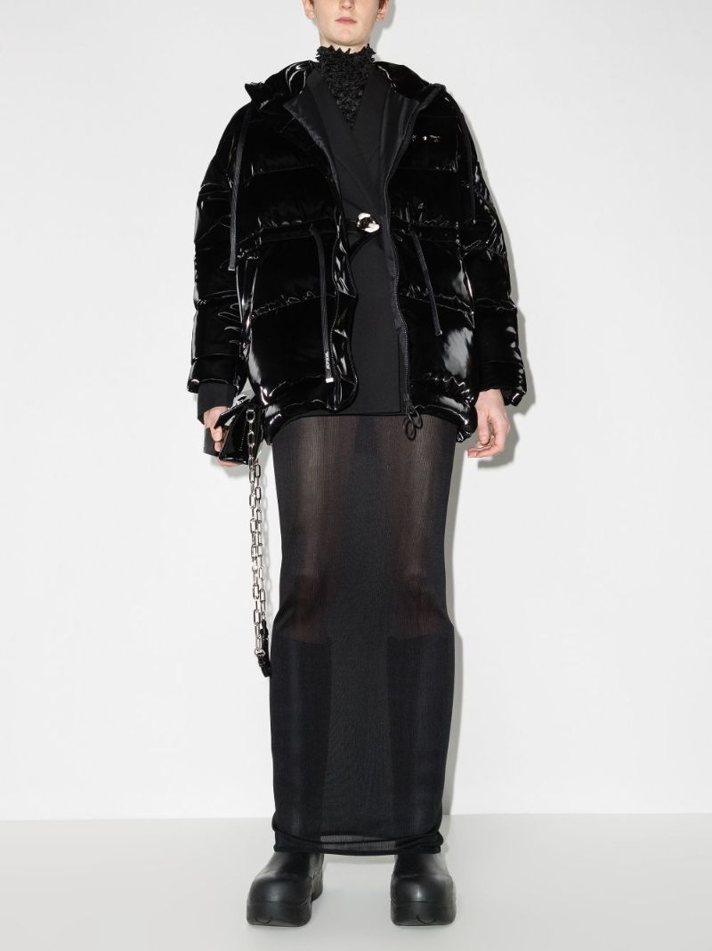 Velvet Puffer Jacket