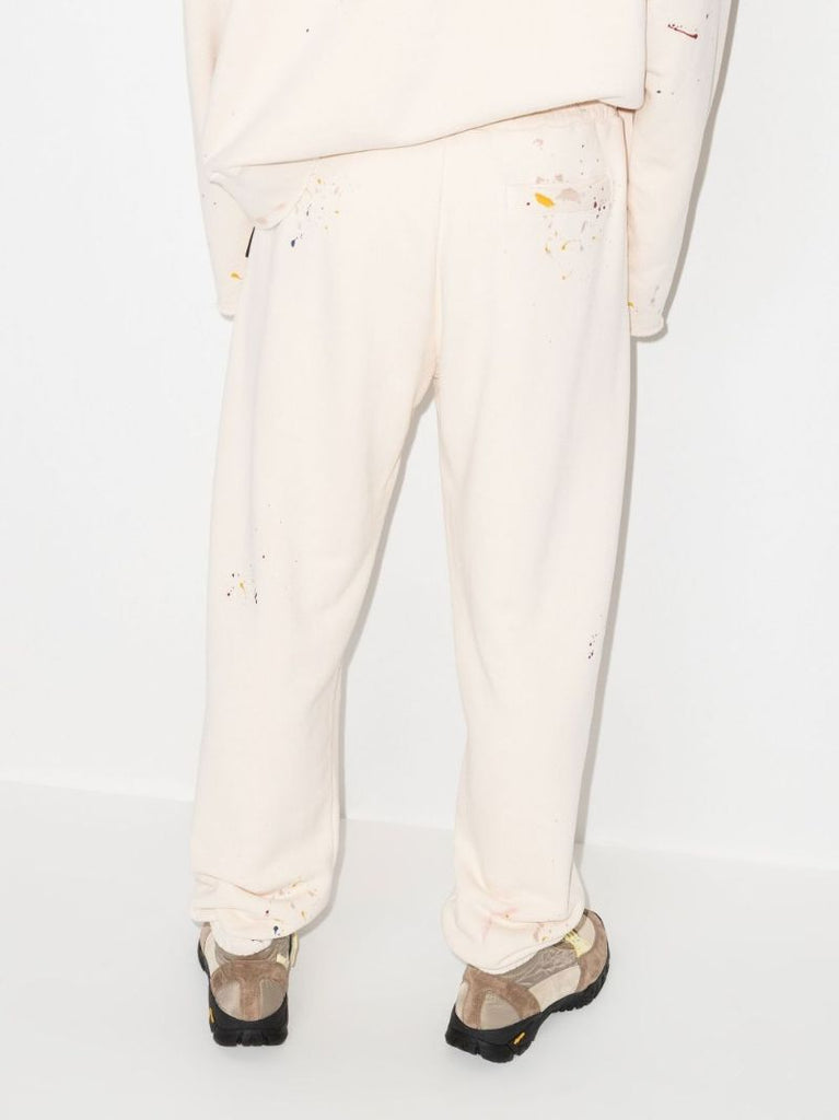 Painted Palm Tree Cotton Track Pants