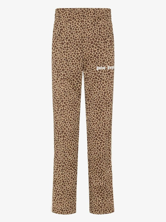 Logo Leopard Jacquard Track Pants