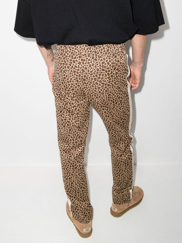 Logo Leopard Jacquard Track Pants