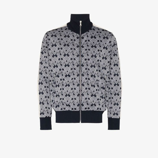 Monogram Print Track Jacket