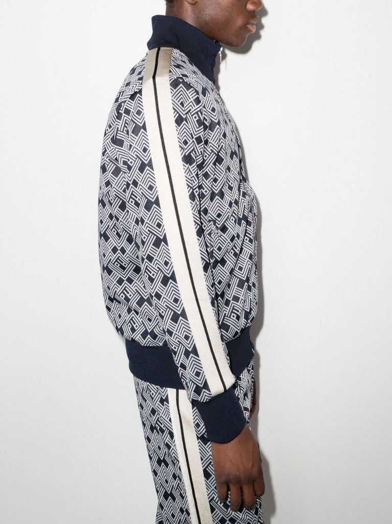 Monogram Print Track Jacket