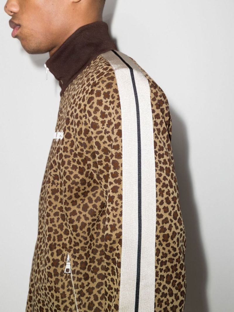 Logo Leopard Jacquard Jacket