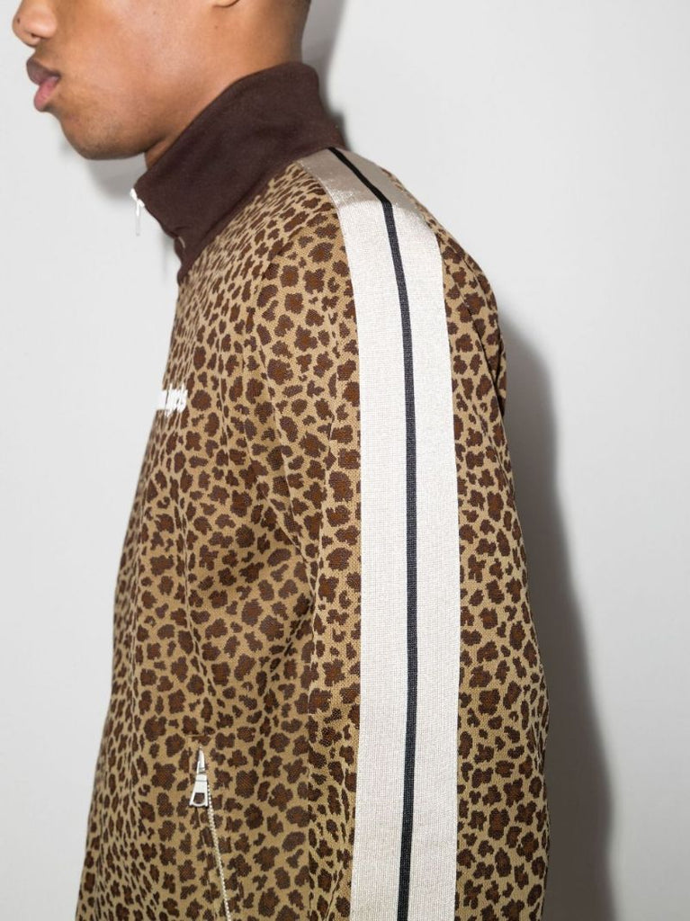 Logo Leopard Jacquard Jacket