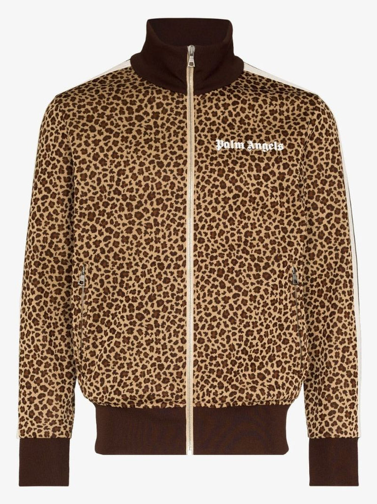 Logo Leopard Jacquard Jacket