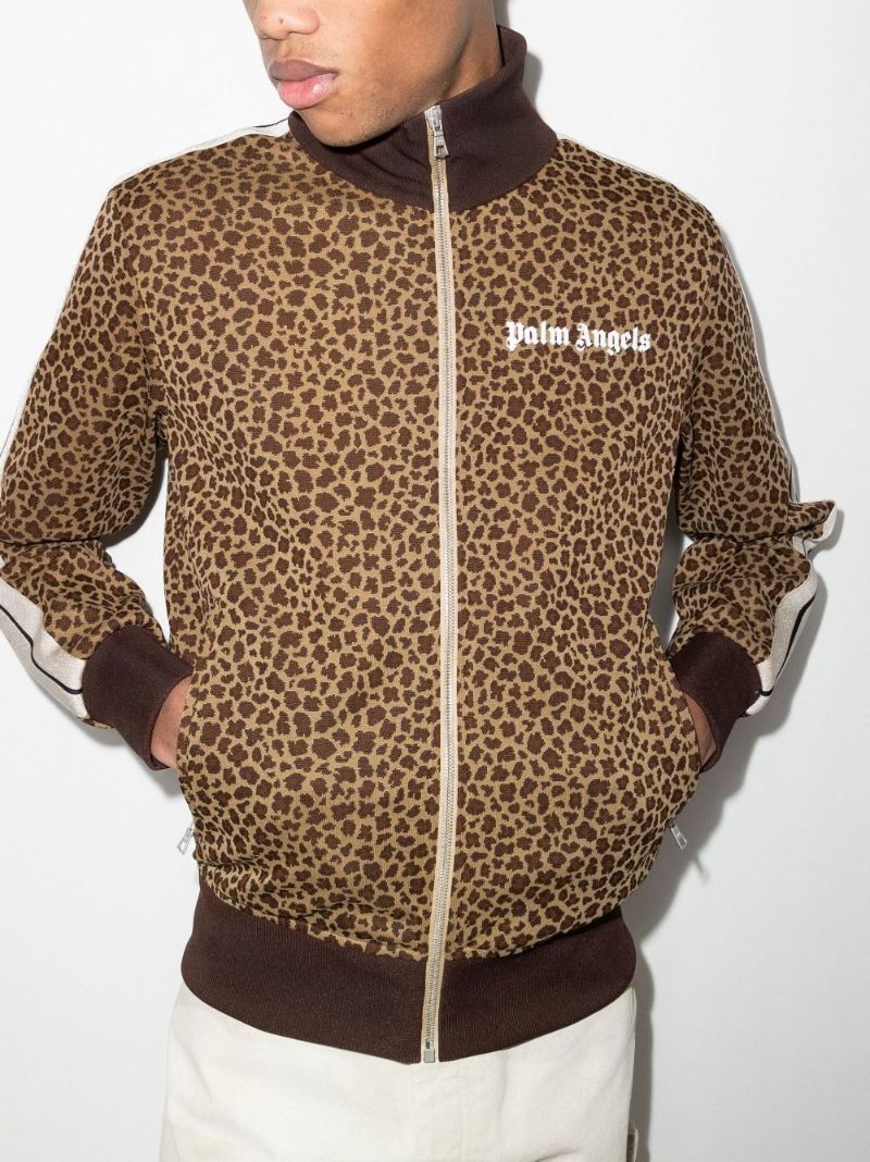 Logo Leopard Jacquard Jacket