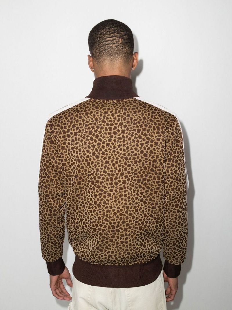 Logo Leopard Jacquard Jacket