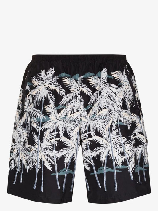 Palm Tree Print Swim Shorts