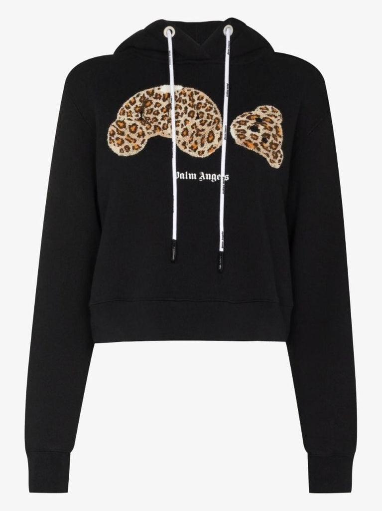 Leopard Bear Cotton Hoodie