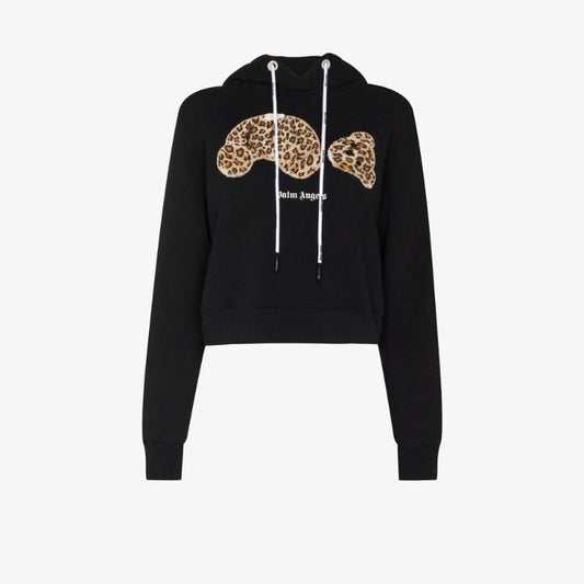 Leopard Bear Cotton Hoodie
