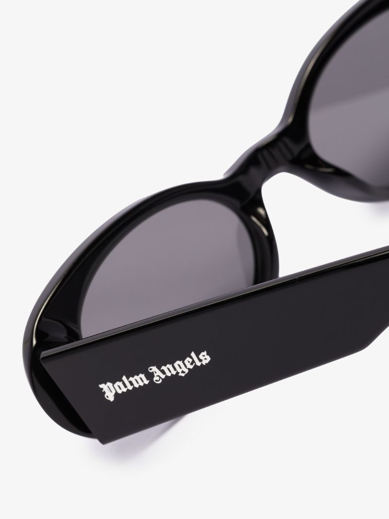 Black Spirit Oval Sunglasses