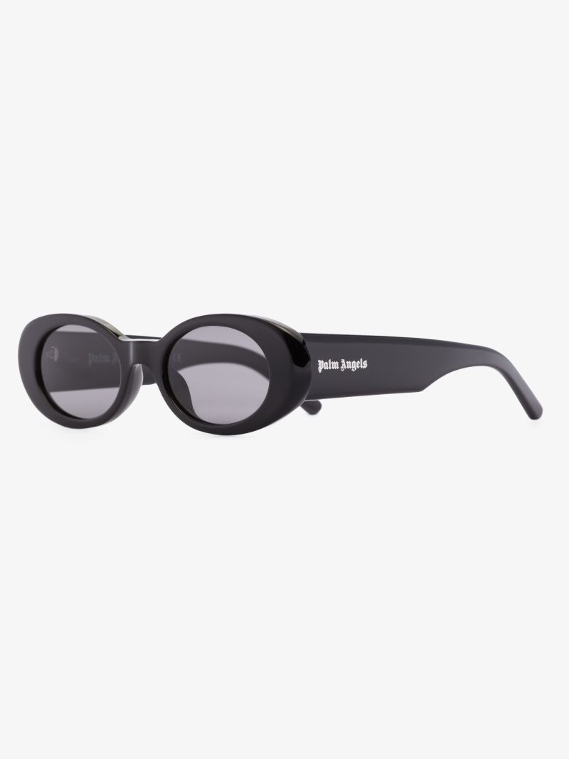 Black Spirit Oval Sunglasses
