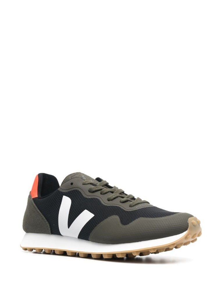 Black Rio Branco Low-top Alveomesh Sneakers