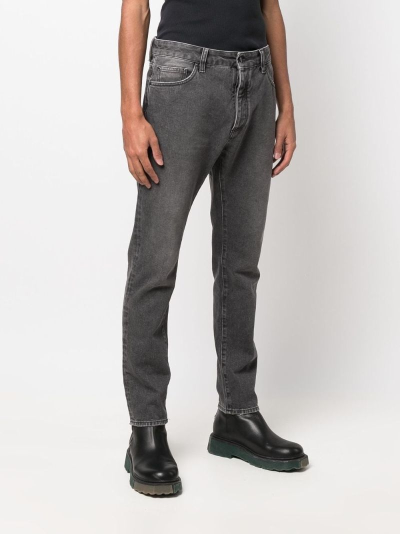 Black Straight Leg Jeans
