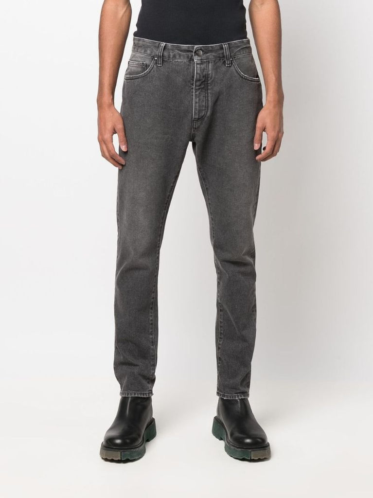 Black Straight Leg Jeans