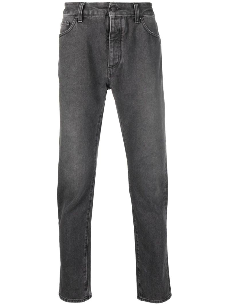 Black Straight Leg Jeans