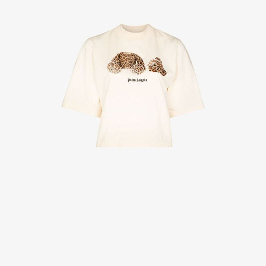 Teddy Bear Logo Cropped T-shirt