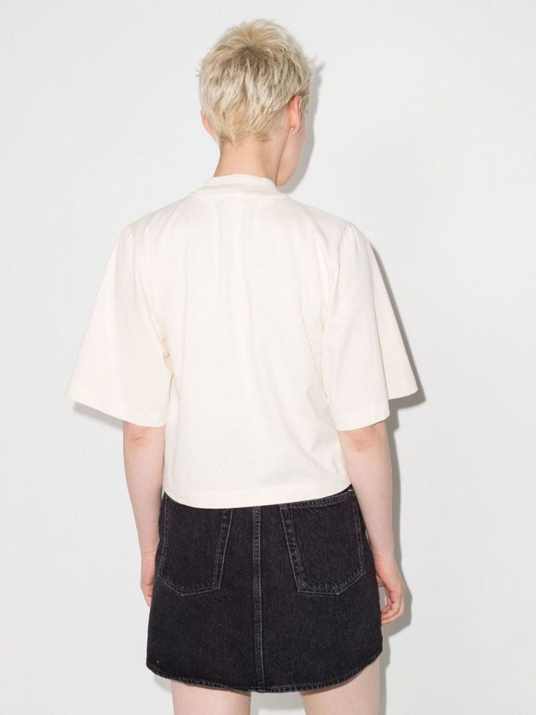 Teddy Bear Logo Cropped T-shirt