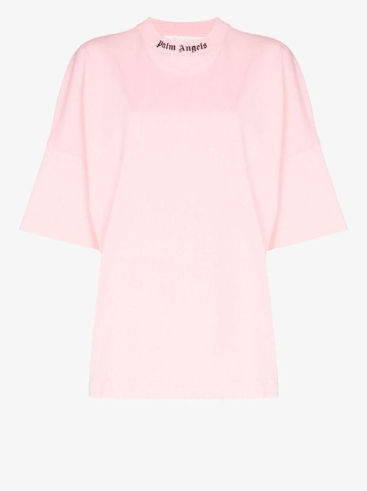 Pink Classic Logo Print T-shirt