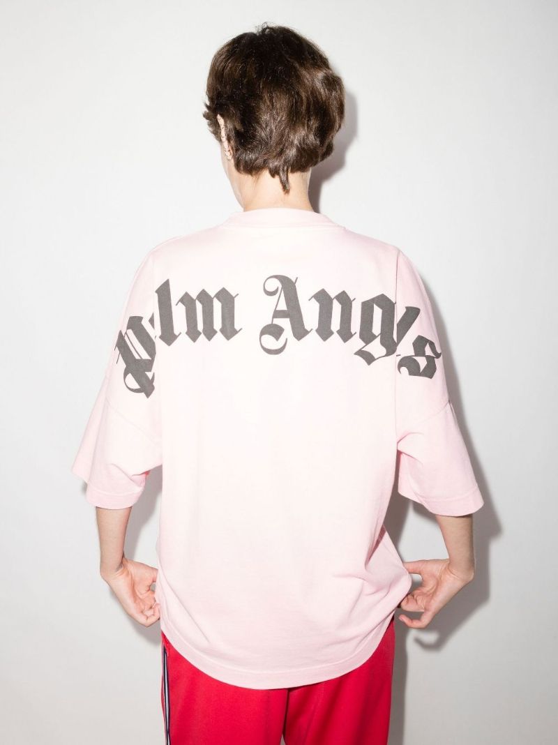 Pink Classic Logo Print T-shirt