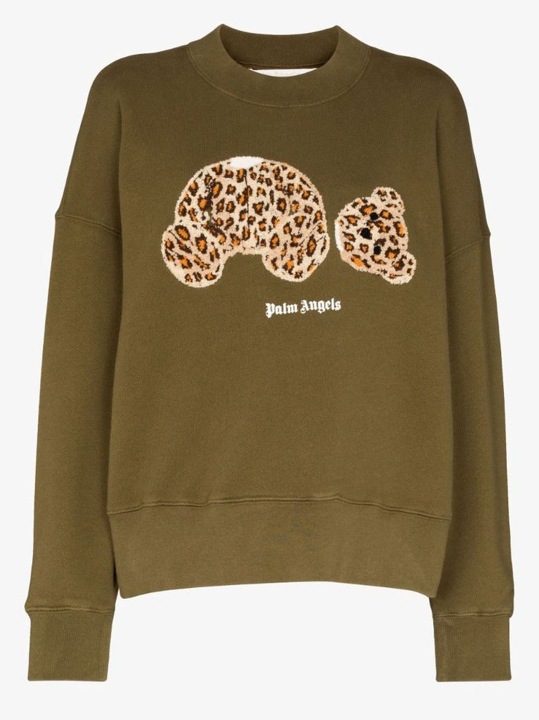 Leopard Bear Cotton Sweatshirt