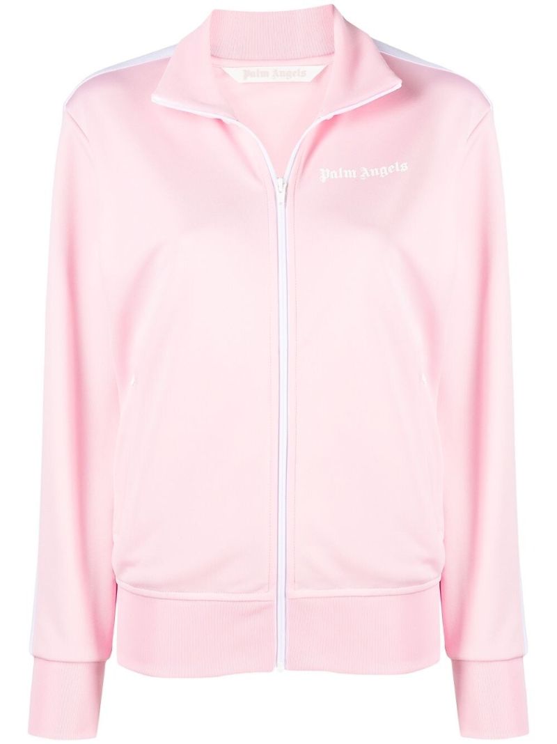 Pink Logo-print Track Jacket