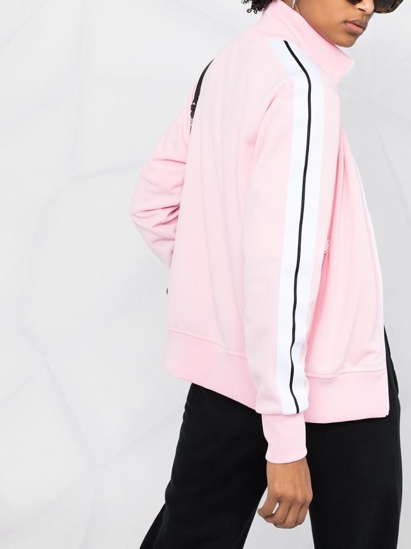 Pink Logo-print Track Jacket