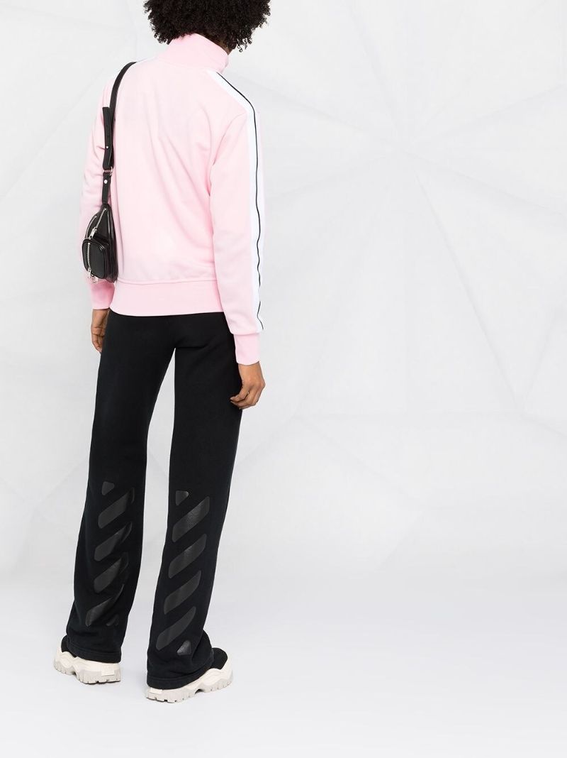 Pink Logo-print Track Jacket