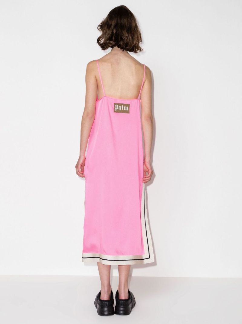 Striped Edge Midi Dress