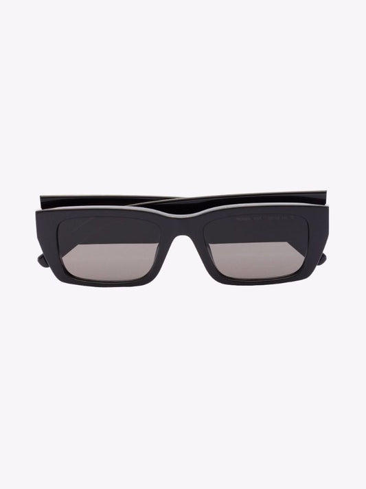 Black Drop Lense Rectangle Sunglasses