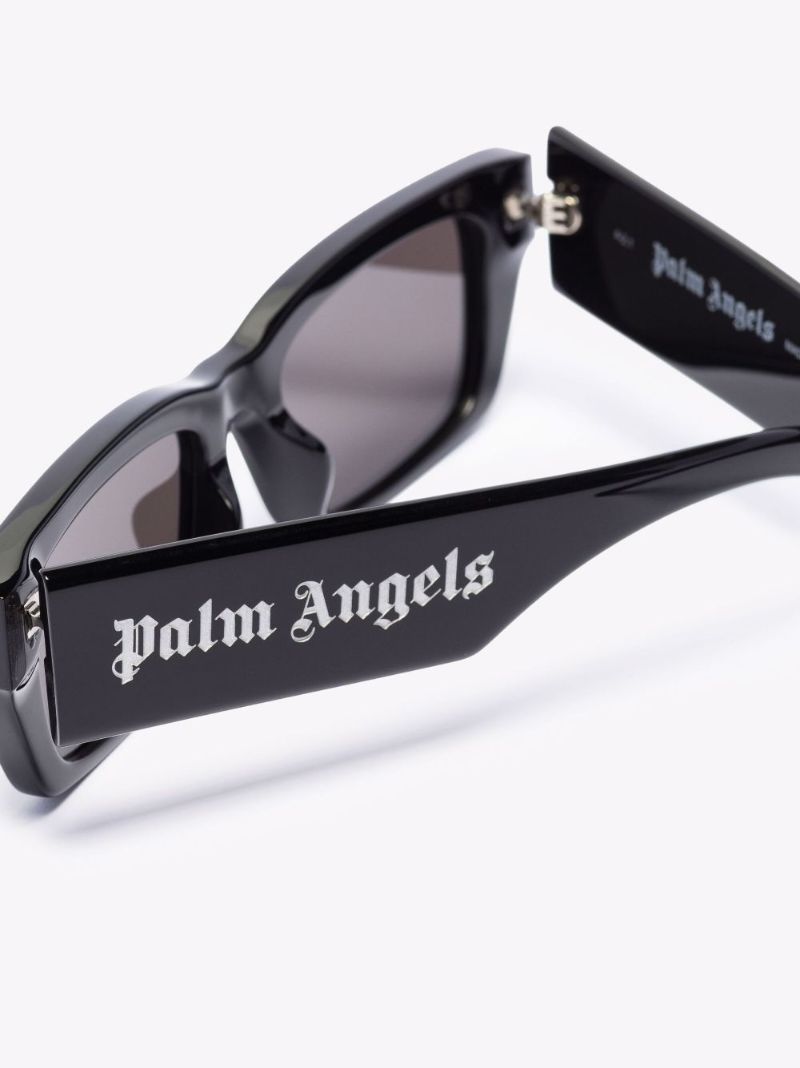 Black Drop Lense Rectangle Sunglasses
