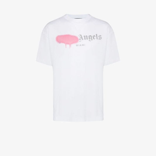 Miami Spray Paint-effect Logo-print T-shirt
