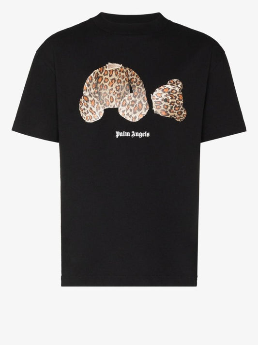 Teddy Bear Logo Cotton T-shirt
