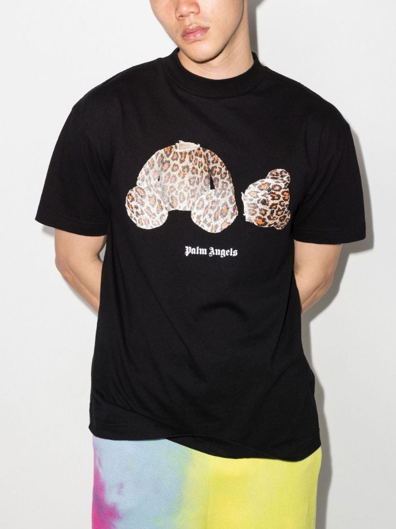 Teddy Bear Logo Cotton T-shirt