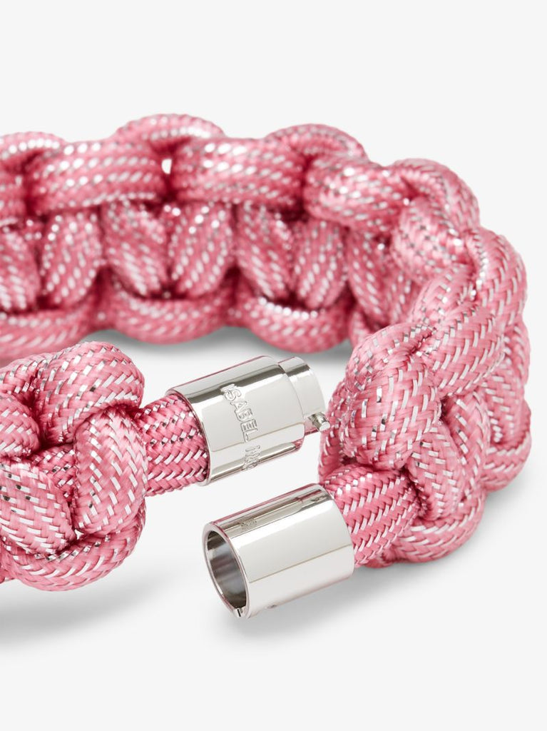 Pink Plaited Bracelet