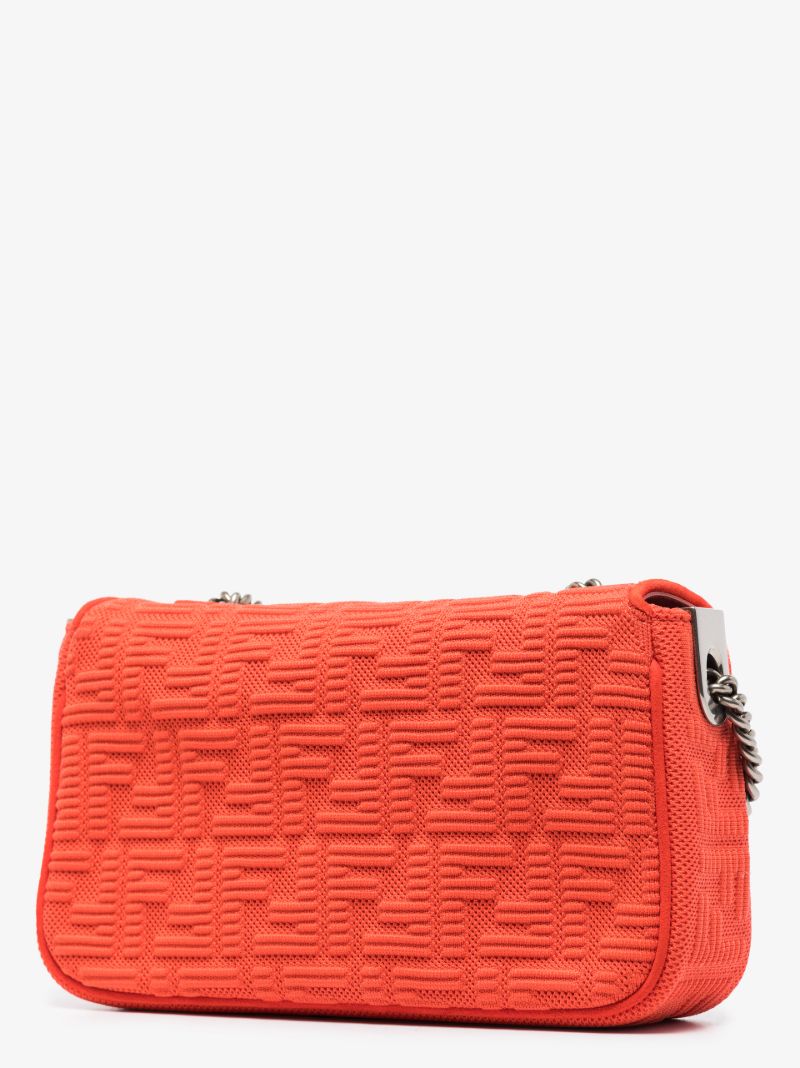 Pink Baguette Chain Shoulder Bag